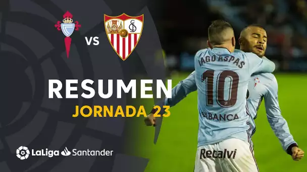 Resumen de RC Celta vs Sevilla FC (2-1)