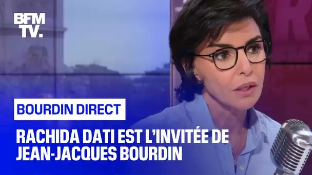 Rachida Dati face à Jean-Jacques Bourdin en direct