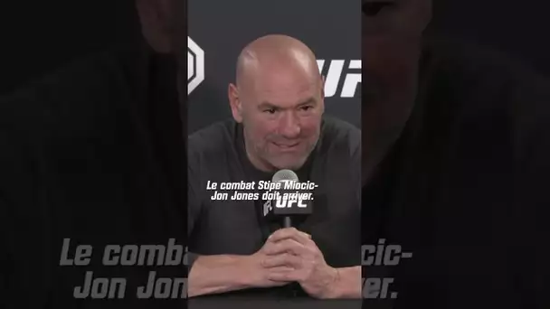 😍 "Le combat Jones-Miocic DOIT arriver", la réponse cash de Dana White à Tom Aspinall