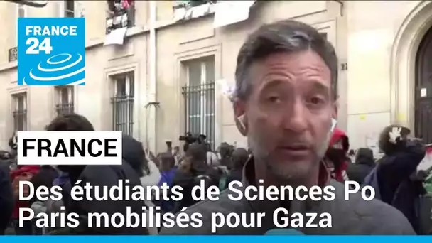 France : Sciences Po Paris mobilisé pour Gaza • FRANCE 24