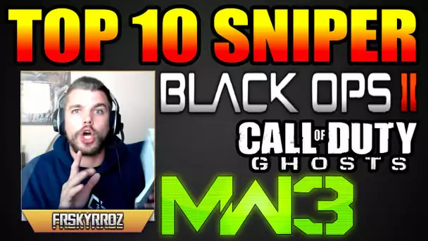 TOP 10 SNIPER #39 | Black Ops 2, MW3 & Ghosts En FaceCam