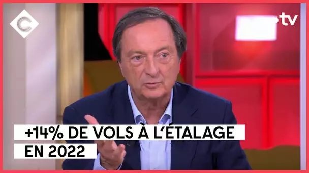 Inflation : multiplication des vols à l’étalage ? - Michel-Édouard Leclerc - C à Vous - 03/04/2023