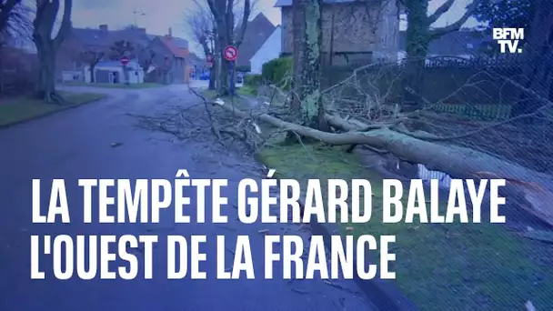 Des rafales de vent jusqu’à 163km/h : la tempête Gérard balaye l’ouest de la France
