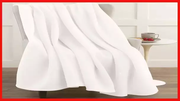 Vellux 1B07048 Original Insulating Core Hotel Style Solid blanket Machine Washable Soft Cozy Warm
