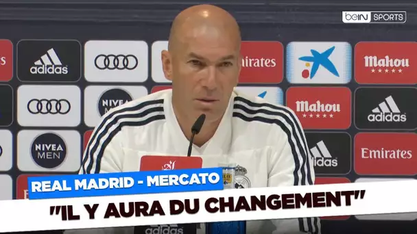 Real Madrid / Mercato - Zidane : "Il y aura du changement"