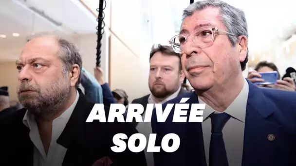 Les images de Patrick Balkany arrivant seul à son procès