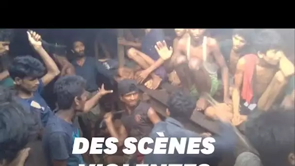 Ces images d'un bateau de réfugiés rohingyas montrent la réalité brutale du trafic d'êtres huma