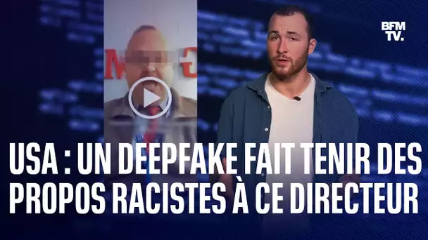 Aux États-Unis, un deepfake fait tenir des propos racistes au directeur d'un collège