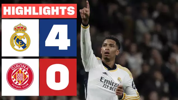 REAL MADRID 4 - 0 GIRONA FC | RESUMEN LALIGA EA SPORTS