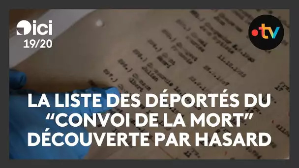 Une liste des déportés du “convoi de la mort” découverte par hasard