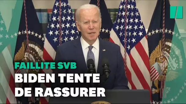 Joe Biden tente de rassurer après la faillite de la banque SVB