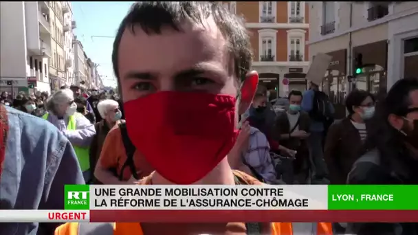 Manifestation contre la réforme de l’assurance chômage : Lyon mobilisé