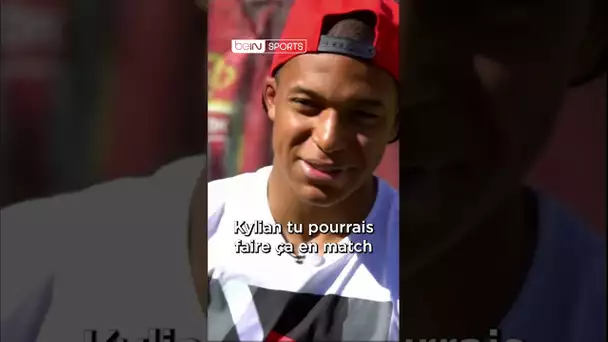 😅 Kylian Mbappé explique les origines de sa célébration iconique ! #Shorts