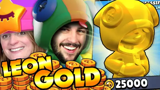 KIM ACHÈTE ENFIN LE SKIN LEON GOLD ! (25000 pièces) | BRAWL STARS FR