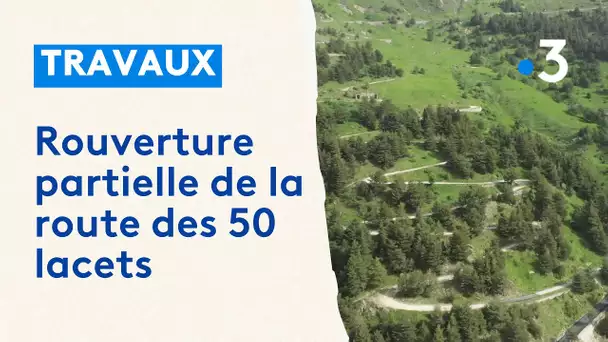 A Tende, la route des 50 lacets désormais partiellement ouverte