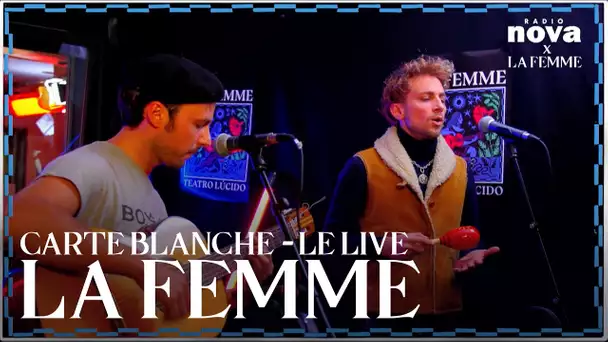 Carte blanche à La Femme chez Radio Nova - Le Live