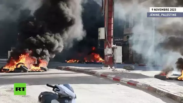 Palestine : incendie à Jénine lors d'affrontements entre des Palestiniens et l'armée israélienne