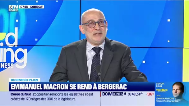 Thierry Regond (Cluster Eden) : Emmanuel Macron se rend à Bergerac