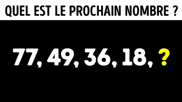 Si Vous Complétez Cette Séquence, Vous Êtes un Prodige des Maths