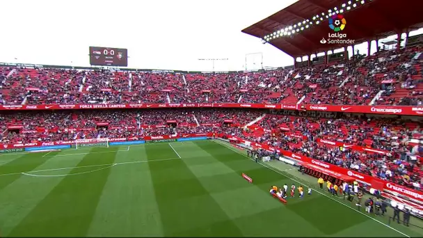 Calentamiento Sevilla FC vs C. A. Osasuna