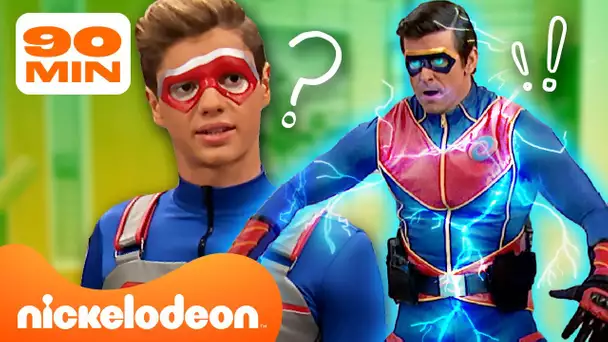 TOUS les épisodes de la saison 4 d'Henry Danger ! ⚡️ Compilation de 90 minutes | Nickelodeon France