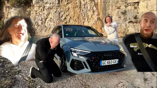 LE PROFESSEUR RAOUL FAIT ÉCLATER LES PNEUS DE MA RS3 😭😱 !! ON A FAILLI CARTONNER 🥵🤬!!