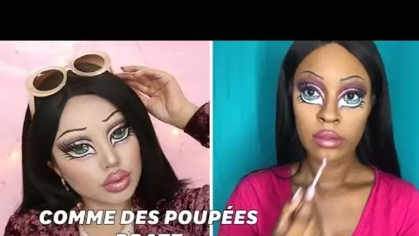 Les Bratz, poupées des années 2000, inspirent un challenge maquillage