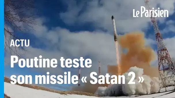 Poutine brandit (encore) la menace nucléaire en diffusant les images de son missile «Satan 2»