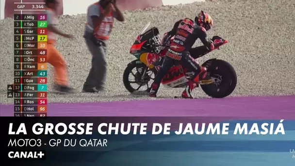 La grosse chute de Jaume Masiá - Moto3 - GP du Qatar