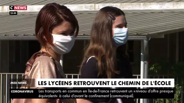 Les lycéens retrouvent le chemin de l'école