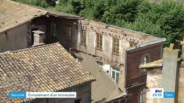 Effondrement d'un immeuble à Rabastens