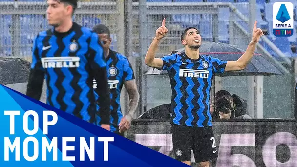 Hakimi scores unstoppable top-corner strike | Roma 2-2 Inter | Top Moments | Serie A TIM