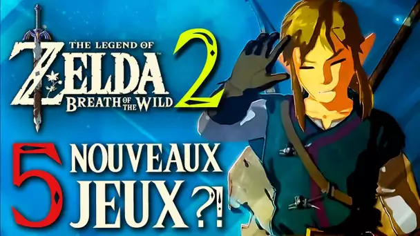Zelda Breath of the Wild 2 : Incroyables INFOS + 5 Nouveaux Jeux Zelda ?! 🚨