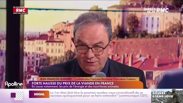 Guihard : "Le prix de vente de la viande augmente et cela va continuer"