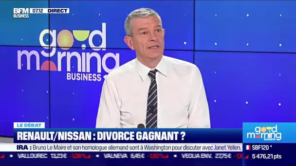 Nicolas Doze face à Jean-Marc Daniel : Renault/Nissan, divorce gagnant ? - 07/02