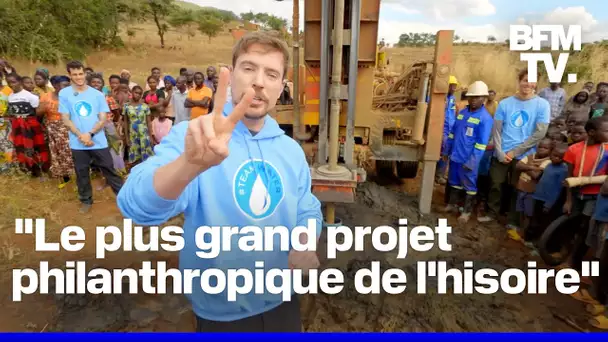 MrBeast veut récolter 40 millions de dollars pour fournir de l'eau potable à 2 millions de personnes