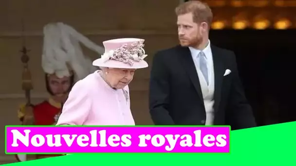 Le prince Harry "mis en place" par la reine pour "langage grossier" lors d'une dispute contre Meghan