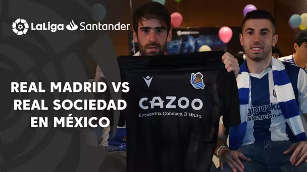 El Real Madrid vs Real Sociedad en México