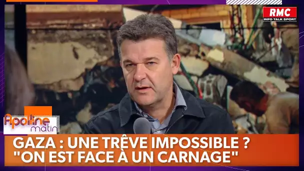 "On est face à un carnage" à Gaza, déplore le vice-président de Médecins du Monde sur RMC