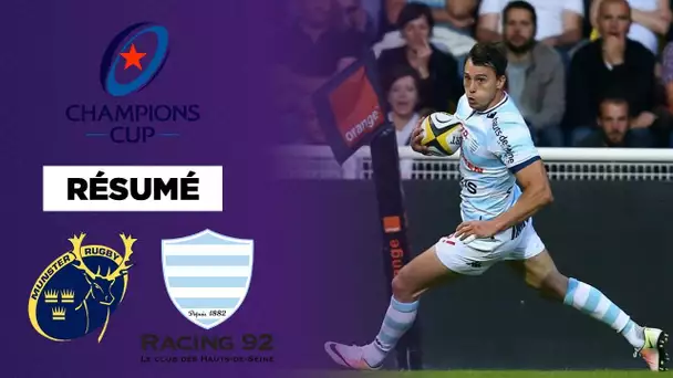 Champions Cup : Le Racing frôle l'exploit au Munster