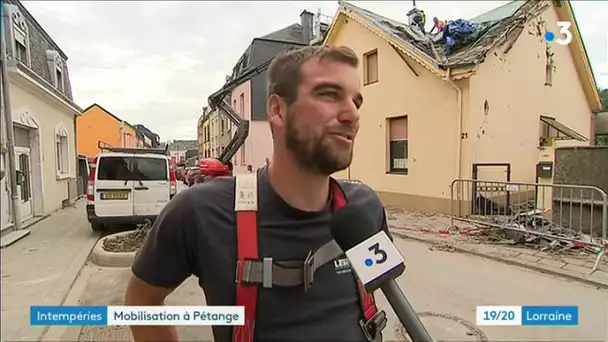 Tornade : solidarité à Pétange (Lux)