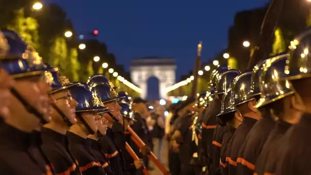 Défilé des pompiers du 14 Juillet : les répétitions sur les Champs-Élysées