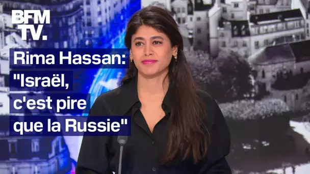 "Israël, c'est pire que la Russie": l'interview intégrale de Rima Hassan sur BFMTV