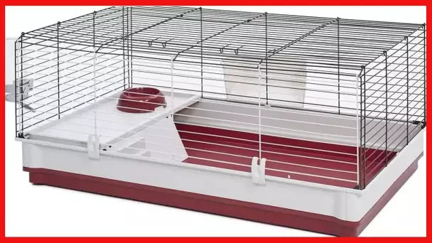 MidWest Homes for Pets 158 Wabbitat Deluxe Rabbit Home, Rabbit Cage, 39.5 L x 23.75 W x 19.75 H Inch