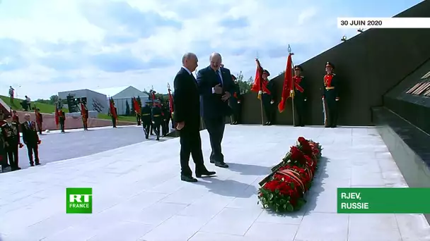 Seconde Guerre mondiale : Vladimir Poutine et Alexandre Loukachenko inaugurent un mémorial à Rjev