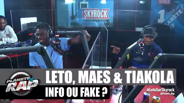 LETO en GARDE À VUE ? Info ou Fake ? avec Maes & Tiakola ! #PlanèteRap