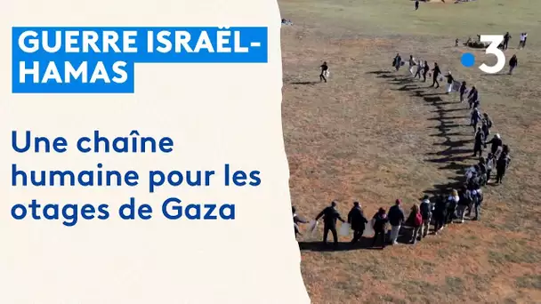 Guerre Israël-Hamas : une chaîne humaine pour libérer les otages du Hamas