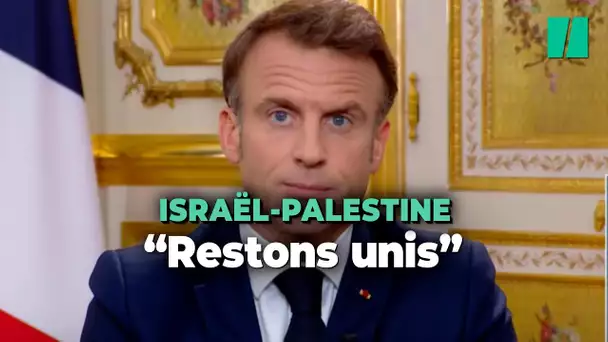 Face au conflit Hamas-Israël, Emmanuel Macron en appelle au « bouclier de l’unité » en France