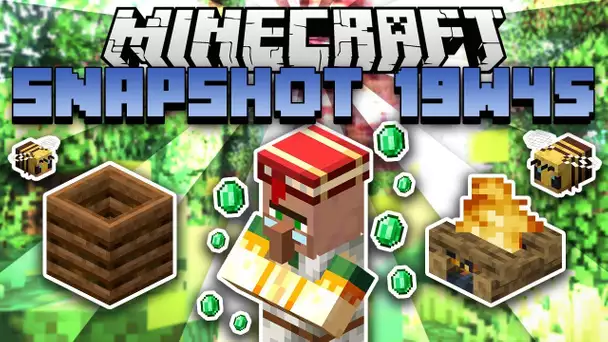 Minecraft 1.15 / snapshot 19w45 - Adieu l'exploit émeraudes & nouvelle recette