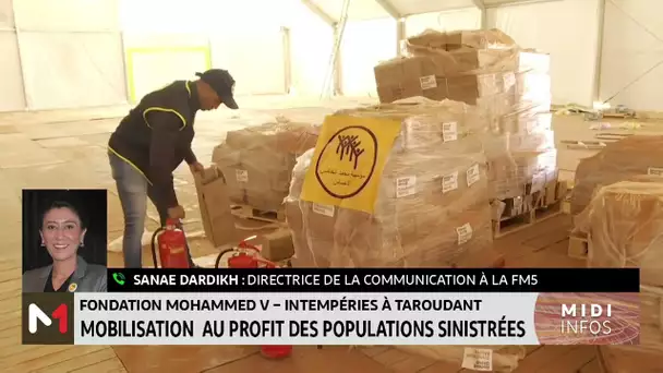 Fondation Mohammed V-Intempéries à Taroudant: Mobilisation au profit des populations sinistrées